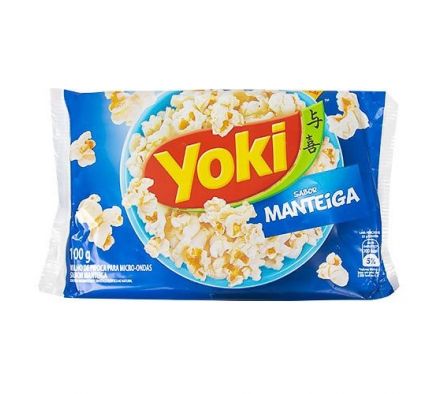 PIPOCA YOKI P/MICROONDAS MANTECA 100GR.