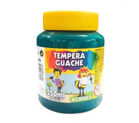 TEMPERA ACRILEX  GUACHE VERDE 250 ML.
