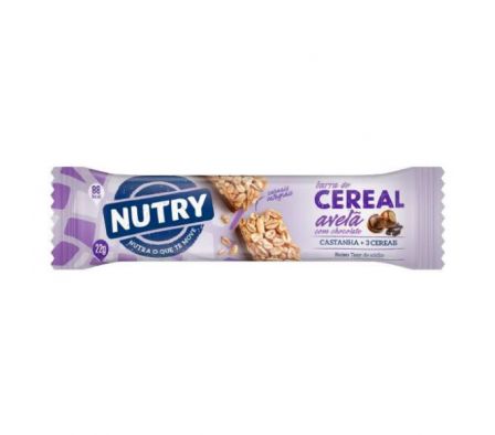 BARRA DE CEREAL NUTRY AVELLANA Y CHOCOLATE  22 GR