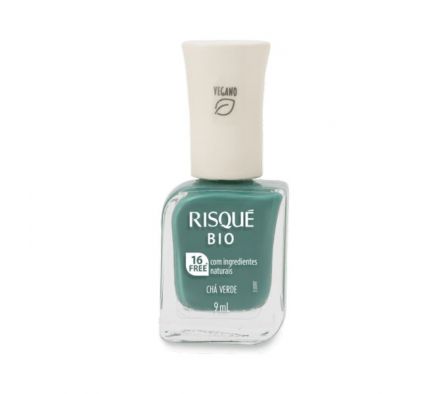 ESMALTE RISQUE S/BL BIO CHA VERDE CR 9ML
