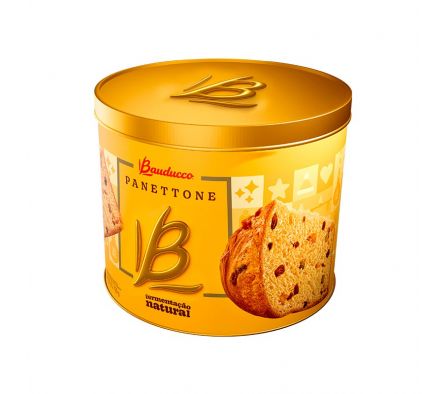 PANETTONE BAUDUCCO FRUTAS LATA 750GR