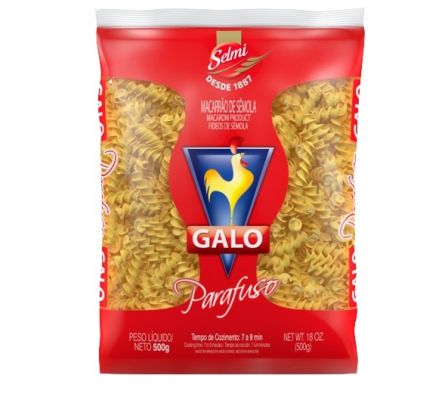 FIDEOS GALO DE SEMOLA PARAFUSO