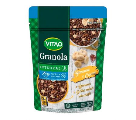 GRANOLA VITAO ZERO BANANA Y CACAO 250GR