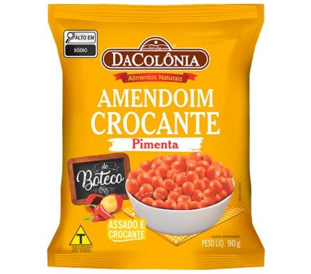 MANI CROCANTE DACOLONIA PIMIENTA ROJA 90GR