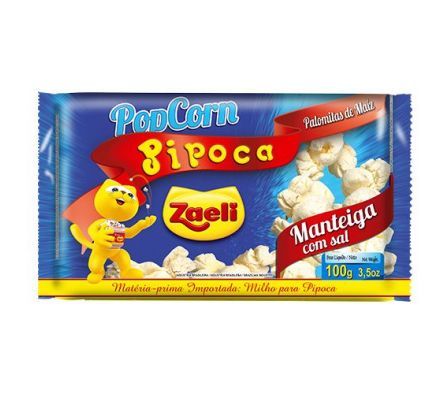 PIPOCA MICROO ZAELI MANTECA 100GR