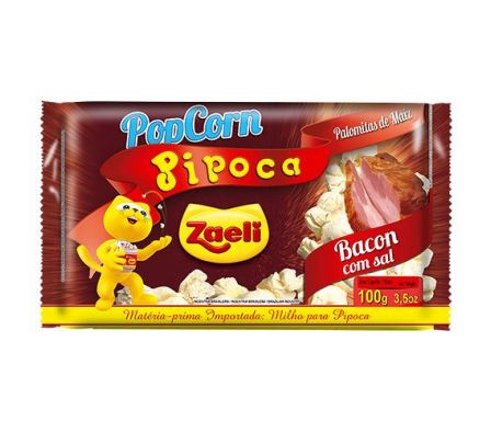 PIPOCA MICROO ZAELI BACON 100GR
