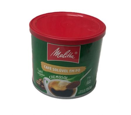 CAFE MELITTA SOLUBLE EN POLVO LATA 150 GR