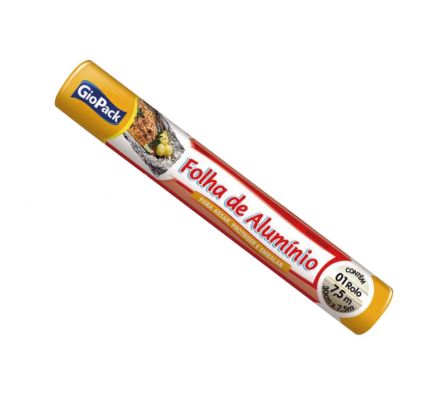 GIOPACK HOJA DE ALUMINIO 30CM X7,5M +L.AC.14G