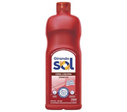 CERA LIQUIDA GIRANDO SOL ROJA 750 ML