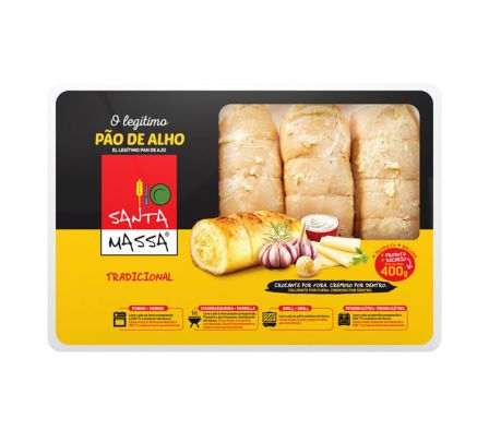 PAN DE AJO TRADICIONAL 400 GR SANTA MASSA