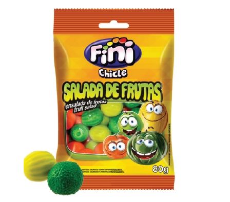 CHICLE FINI  ENSALADA DE FRUTAS 80 GRS