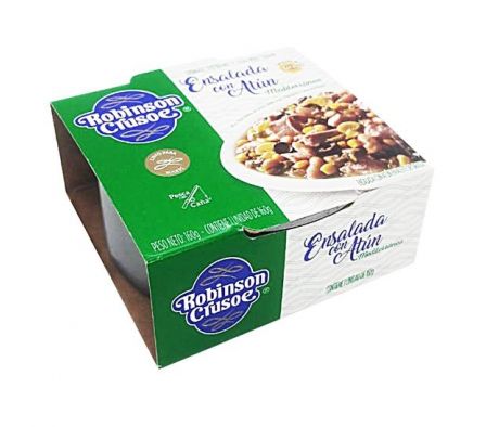 ENSALADA ATUN ROBINSON CRUSOE MEDITERRANEA 160g