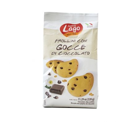 FROLLINI CON CHISPAS DE CHOCOLATE LAGO 320G