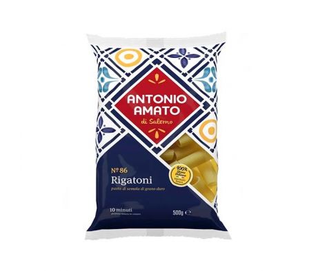 FIDEOS ANTONIO AMATO RIGATONI 500GR