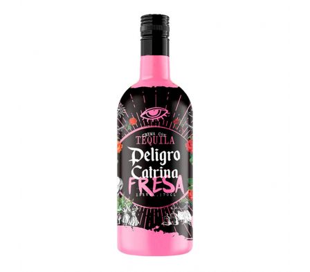 CREMA CON TEQUILA PELIGRO CATRINA DE FRESA 700ML