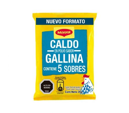 CALDO EN POLVO MAGGI GALLINA 35GR