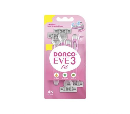AFEITADOR DORCO EVE 3H BLISTER 4UND