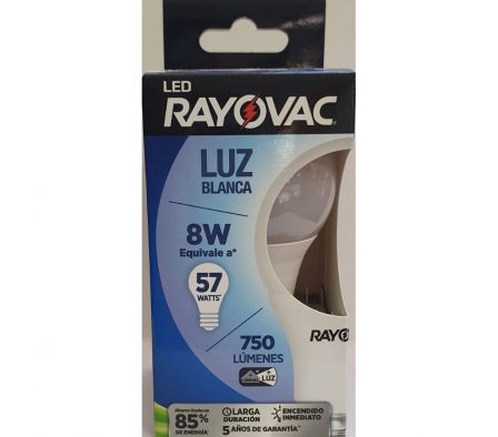 FOCO LED  BLANCA RAYOVAC 8W