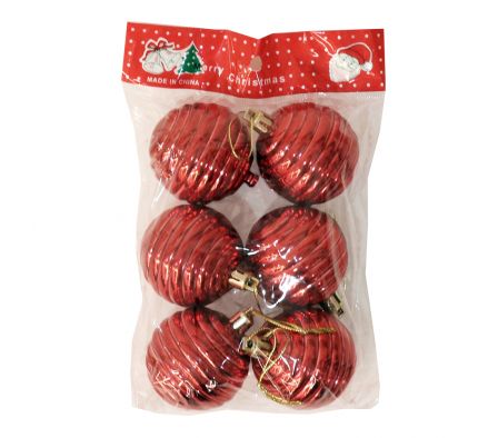 GLOBO NAVIDEÑO 5CM PCS REF 6524-9B
