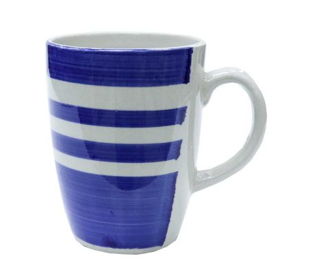 TAZA PORCELANA C/RAYAS 260ML REF US-MQ09