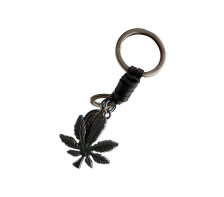 LLAVERO PLATEADO FORMA DE PALMERA