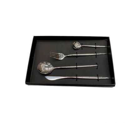 SET CUBIERTOS 4PCS D/ACERO REF 1F-033B-183