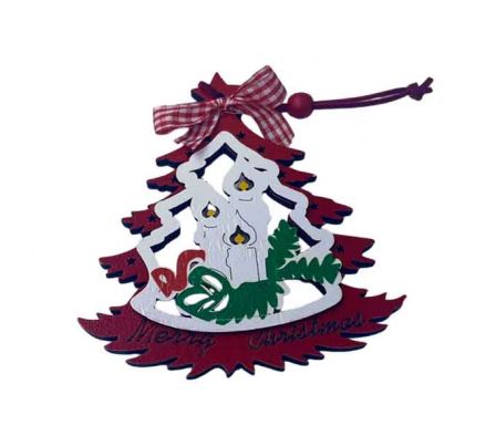 ADORNO NAVIDEÑO 10CM P/ARBOL REF 6941-4