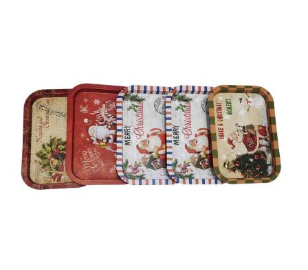 BANDEJA NAVIDEÑA 34*23CM REF 9412-3