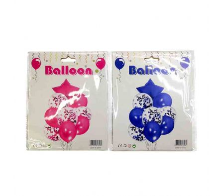 GLOBO C/ESTRELLA 9PCS 12´´ REF 1712-37