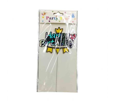 ADORNO C/DISEÑO P/TORTA 20CM REF 1712-28