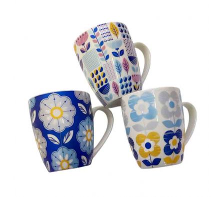 TAZA ESTAMPADA 8X10,5CM CERAMICA REF 6724-14