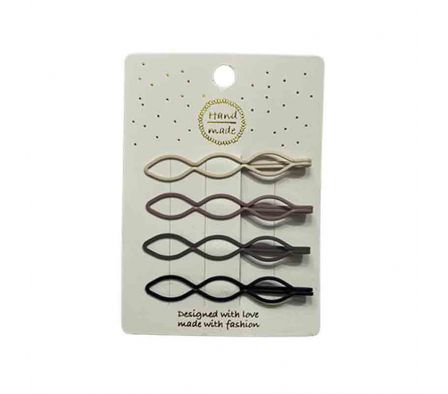 HEBILLA P/CABELLO 4PCS 6CM REF 3655-A-31