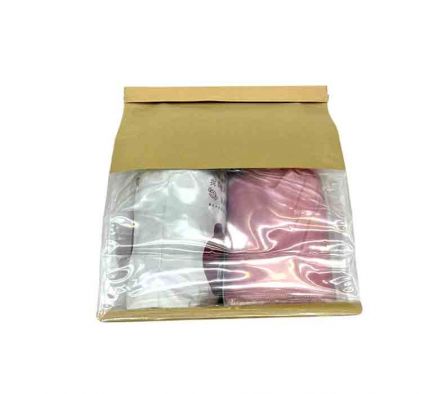 BOLSA D/PAPEL MADERA P/PAN 22X28X11CM REF 10792A-2