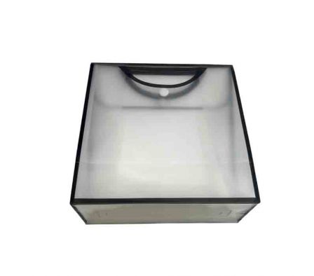 BOLSA D/REGALO TRANSPARENTE 20X17,9X9CM REF 10793-