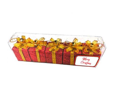 ADORNO NAV DI/REGALO E/CAJA 4CM 5PCS REF 9179-85