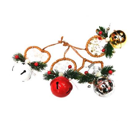 ADORNO P/ARBOL NAV C/CASCAVEL 6CM REF 9179-98