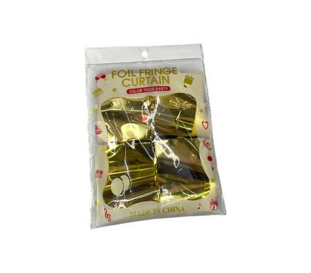 CORTINA P/FIESTA METALIZADA E/CUADRO 2X1M PLASTIC 