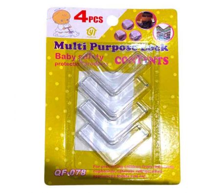 ESQUINERO PROTECTOR D/MUEBLE 4PCS 12X8CM E/BLISTER