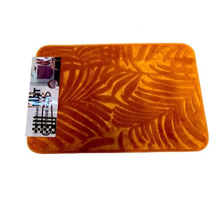 ALFOMBRA D/BAÑO ESTAMP PLANTAS 38X58CM REF 50514-1