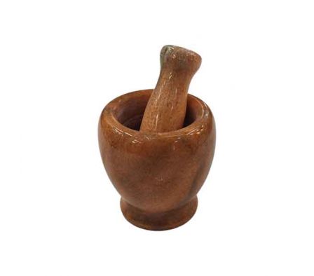 MORTERO SIMIL MADERA 9,5X10,5CM PLASTIC REF 35639-