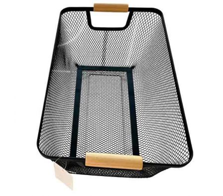 CESTO ORGANIZADOR MANGO MADERA 35X21,5X15,5CM ACER