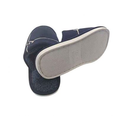 PANTUFLA C/BORDADO P/CABALLERO 40-45 REF 43940-6