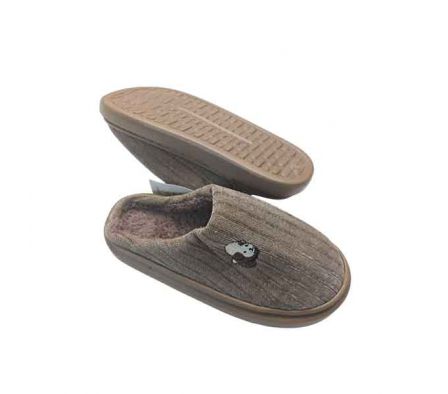 PANTUFLA CERRADA LISA RAYAS P/DAMA 40-45REF 43940-