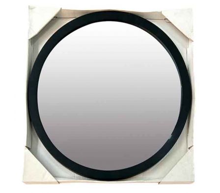 ESPEJO CIRCULAR MARCO NEGRO 60X60CM REF 6846