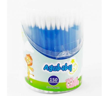 COTONETES AGUBABY POTE PLASTICO 150 UN.