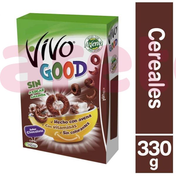 CEREAL VIVO GOOD CHOCOLATADOS S/AZUCAR 330 GR