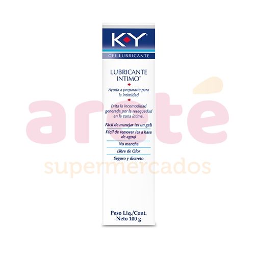 K Y Gel Lubricante Tubo 100gr 2212