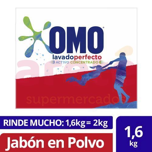 Jabon En Polvo Omo Lavado Perfecto 16kg 9841